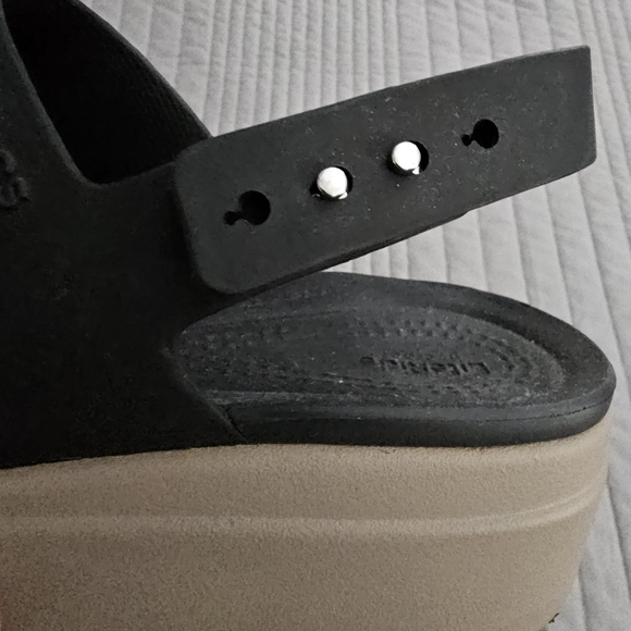 Crocs Brand Brooklyn Low Wedge Shoes - Picture 3 of 10